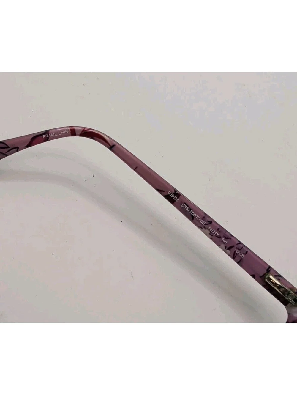Draper James DJ5025 Eyeglasses Frames Women 54-17-140 Purple Tortoise Cat Eye